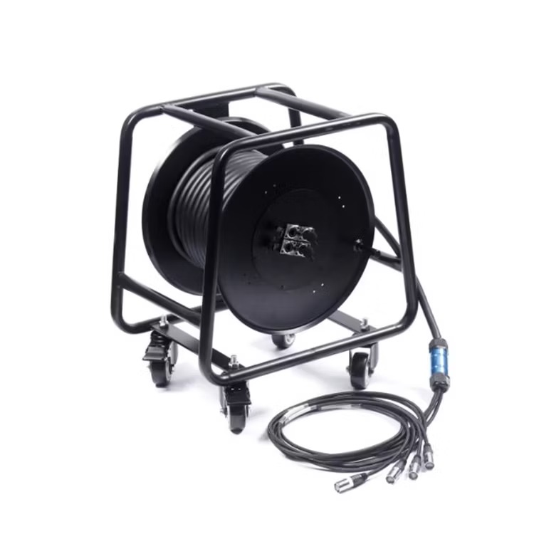 4-Way Cat5e Ethercon Multicore – 75m on Wheeled Drum-image