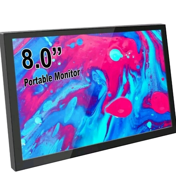 8-inch LED Monitor with BNC Splitter-image
